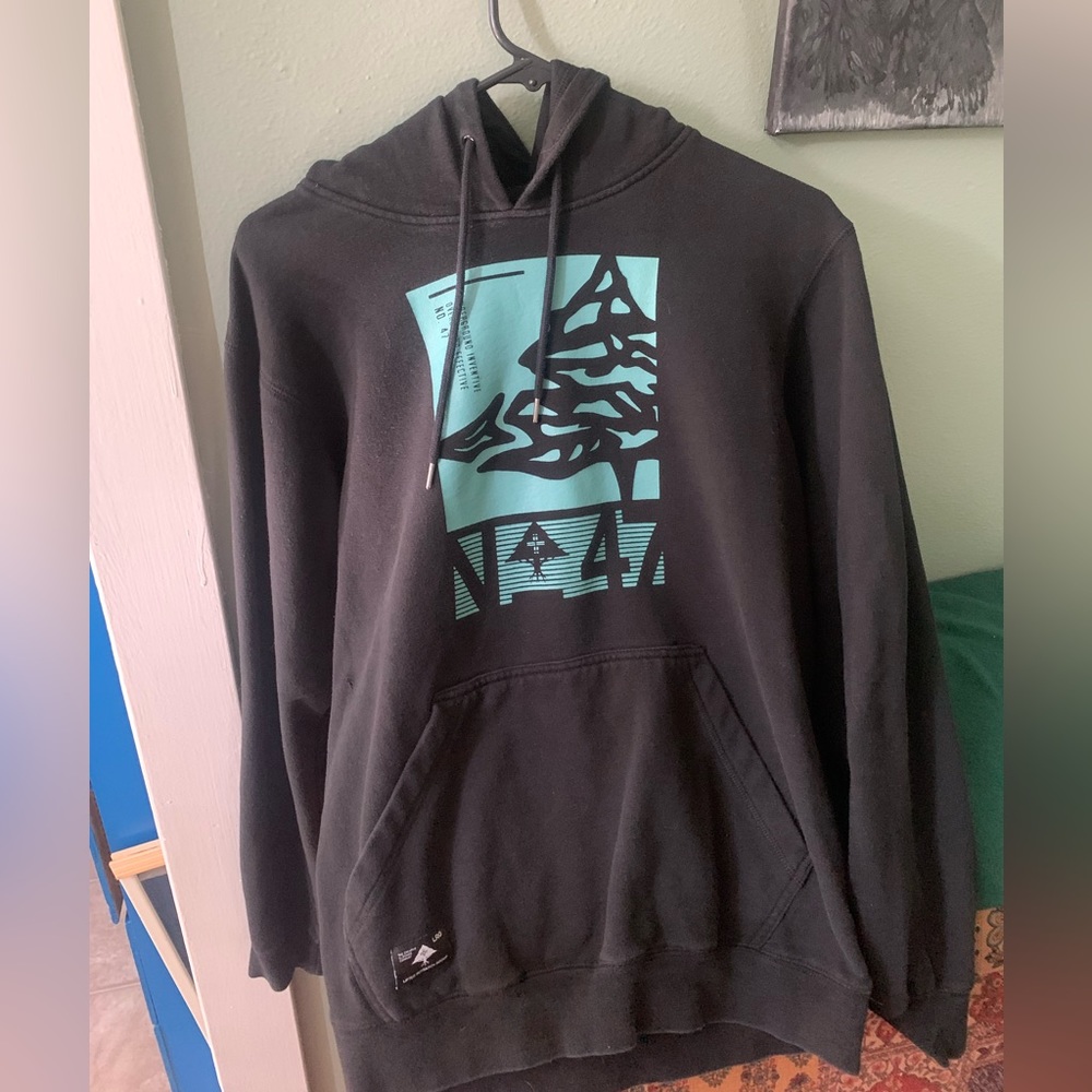 Black LRG pullover hoodie